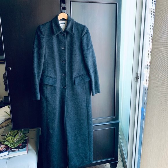 long fitted coat